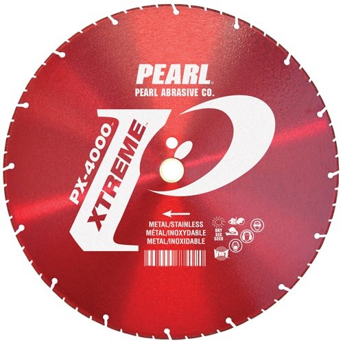 Pearl Abrasives PX-4000 Xtreme PX4CW45 4-1/2" x .050 x 7/8, 5/8 Diamond Blade for Metal/Stainless 