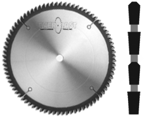 10" x 80T x 5/8" TCG Non-Ferrous Carbide Saw 