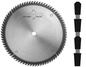 10" x 80T x 5/8" TCG Special Purpose Carbide Saw  