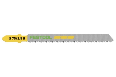 Festool Jigsaw blade WOOD FINE CUT S 75/2,5 R/5 204259 Power tools, track saw, circular saw, compound miter saw, random orbit sanders, sander, orbital sander, dust extraction, jigsaw, cordless drill, cordless tools, joiner, routers, CARVEX, KAPEX, systainer