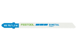 Festool Jigsaw blade METAL STEEL/STAINLESS STEEL HS 75/1,2 BI/5 204270 Power tools, track saw, circular saw, compound miter saw, random orbit sanders, sander, orbital sander, dust extraction, jigsaw, cordless drill, cordless tools, joiner, routers, CARVEX, KAPEX, systainer