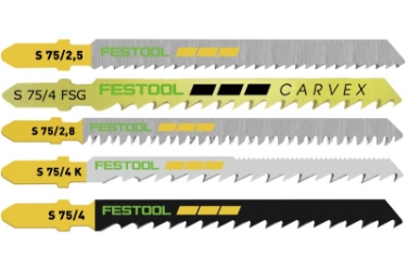 Festool Jigsaw blade set STS-Sort/25 W 204275 Power tools, track saw, circular saw, compound miter saw, random orbit sanders, sander, orbital sander, dust extraction, jigsaw, cordless drill, cordless tools, joiner, routers, CARVEX, KAPEX, systainer