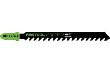 Festool Jigsaw blade BUILDING MATERIALS ABRASIVE MATERIALS HM 75/4,5 204343 Power tools, track saw, circular saw, compound miter saw, random orbit sanders, sander, orbital sander, dust extraction, jigsaw, cordless drill, cordless tools, joiner, routers, CARVEX, KAPEX, systainer