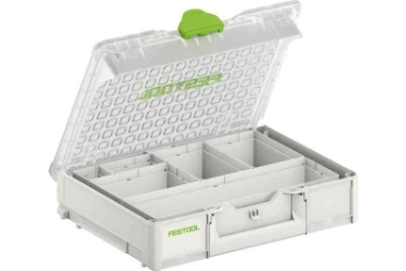 Festool Systainer³ Organizer SYS3 ORG M 89 6xESB 204854 Power tools, track saw, circular saw, compound miter saw, random orbit sanders, sander, orbital sander, dust extraction, jigsaw, cordless drill, cordless tools, joiner, routers, CARVEX, KAPEX, systainer