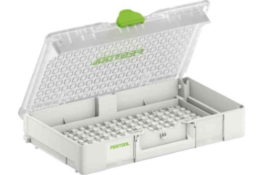 Festool Systainer³ Organizer SYS3 ORG L 89 204855 Power tools, track saw, circular saw, compound miter saw, random orbit sanders, sander, orbital sander, dust extraction, jigsaw, cordless drill, cordless tools, joiner, routers, CARVEX, KAPEX, systainer