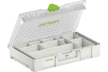 Festool Systainer³ Organizer SYS3 ORG L 89 10xESB 204857 Power tools, track saw, circular saw, compound miter saw, random orbit sanders, sander, orbital sander, dust extraction, jigsaw, cordless drill, cordless tools, joiner, routers, CARVEX, KAPEX, systainer