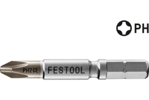 Festool Bit PH 2-50 CENTRO/2 205074 Power tools, track saw, circular saw, compound miter saw, random orbit sanders, sander, orbital sander, dust extraction, jigsaw, cordless drill, cordless tools, joiner, routers, CARVEX, KAPEX, systainer