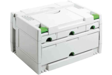 Festool SORTAINER SYS 3-SORT/4 491522 Power tools, track saw, circular saw, compound miter saw, random orbit sanders, sander, orbital sander, dust extraction, jigsaw, cordless drill, cordless tools, joiner, routers, CARVEX, KAPEX, systainer