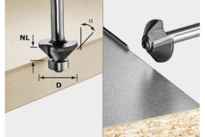 Festool Chamfer cutter S8 HW 45° D26-KL OFK 499799 Power tools, track saw, circular saw, compound miter saw, random orbit sanders, sander, orbital sander, dust extraction, jigsaw, cordless drill, cordless tools, joiner, routers, CARVEX, KAPEX, systainer