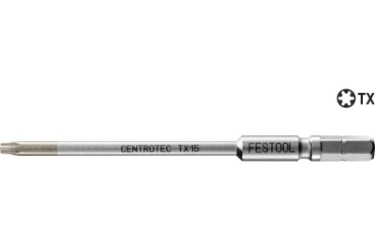 Festool Bit TX 15-100 CE/2 500847 Power tools, track saw, circular saw, compound miter saw, random orbit sanders, sander, orbital sander, dust extraction, jigsaw, cordless drill, cordless tools, joiner, routers, CARVEX, KAPEX, systainer