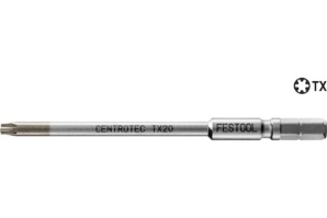 Festool Bit TX 20-100 CE/2 500848 Power tools, track saw, circular saw, compound miter saw, random orbit sanders, sander, orbital sander, dust extraction, jigsaw, cordless drill, cordless tools, joiner, routers, CARVEX, KAPEX, systainer