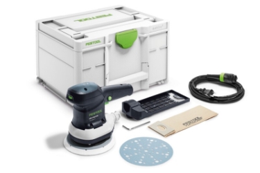 Festool Random Orbital Sander ETS 150/3 EQ-Plus 576079 Power tools, track saw, circular saw, compound miter saw, random orbit sanders, sander, orbital sander, dust extraction, jigsaw, cordless drill, cordless tools, joiner, routers, CARVEX, KAPEX, systainer