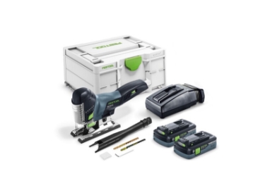 Festool Cordless Jigsaw CARVEX PSC 420 HPC 4,0 EBI-Plus 576527 Power tools, track saw, circular saw, compound miter saw, random orbit sanders, sander, orbital sander, dust extraction, jigsaw, cordless drill, cordless tools, joiner, routers, CARVEX, KAPEX, systainer