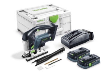 Festool Cordless Jigsaw CARVEX PSBC 420 HPC 4,0 EBI-Plus 576535 Power tools, track saw, circular saw, compound miter saw, random orbit sanders, sander, orbital sander, dust extraction, jigsaw, cordless drill, cordless tools, joiner, routers, CARVEX, KAPEX, systainer