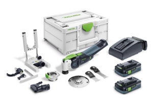 Festool Cordless Oscillator VECTURO OSC 18 HPC 4,0 EI-Set 576590 Power tools, track saw, circular saw, compound miter saw, random orbit sanders, sander, orbital sander, dust extraction, jigsaw, cordless drill, cordless tools, joiner, routers, CARVEX, KAPEX, systainer