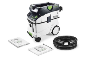 Festool Dust Extractor CLEANTEC CT 36 E AC HEPA 576760 Power tools, track saw, circular saw, compound miter saw, random orbit sanders, sander, orbital sander, dust extraction, jigsaw, cordless drill, cordless tools, joiner, routers, CARVEX, KAPEX, systainer