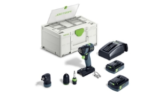 Festool Cordless Drill TXS 18 HPC 4,0 I-Set 576903 Power tools, track saw, circular saw, compound miter saw, random orbit sanders, sander, orbital sander, dust extraction, jigsaw, cordless drill, cordless tools, joiner, routers, CARVEX, KAPEX, systainer