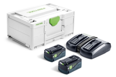 Festool Energy Set SYS 18V 2x5,0/TCL 6 DUO 577079 Power tools, track saw, circular saw, compound miter saw, random orbit sanders, sander, orbital sander, dust extraction, jigsaw, cordless drill, cordless tools, joiner, routers, CARVEX, KAPEX, systainer