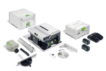 Festool Cordless table saw CSC SYS 50 EBI-Plus 577378 Power tools, track saw, circular saw, compound miter saw, random orbit sanders, sander, orbital sander, dust extraction, jigsaw, cordless drill, cordless tools, joiner, routers, CARVEX, KAPEX, systainer