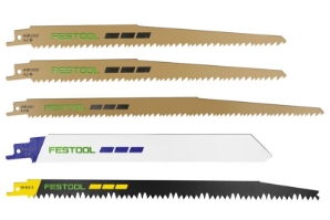 Festool Reciprocating saw blade set RS-Sort/5 577496 Power tools, track saw, circular saw, compound miter saw, random orbit sanders, sander, orbital sander, dust extraction, jigsaw, cordless drill, cordless tools, joiner, routers, CARVEX, KAPEX, systainer