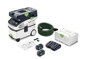 Festool Cordless mobile dust extractor CLEANTEC CTC MIDI I HEPA-Plus 577506 Power tools, track saw, circular saw, compound miter saw, random orbit sanders, sander, orbital sander, dust extraction, jigsaw, cordless drill, cordless tools, joiner, routers, CARVEX, KAPEX, systainer